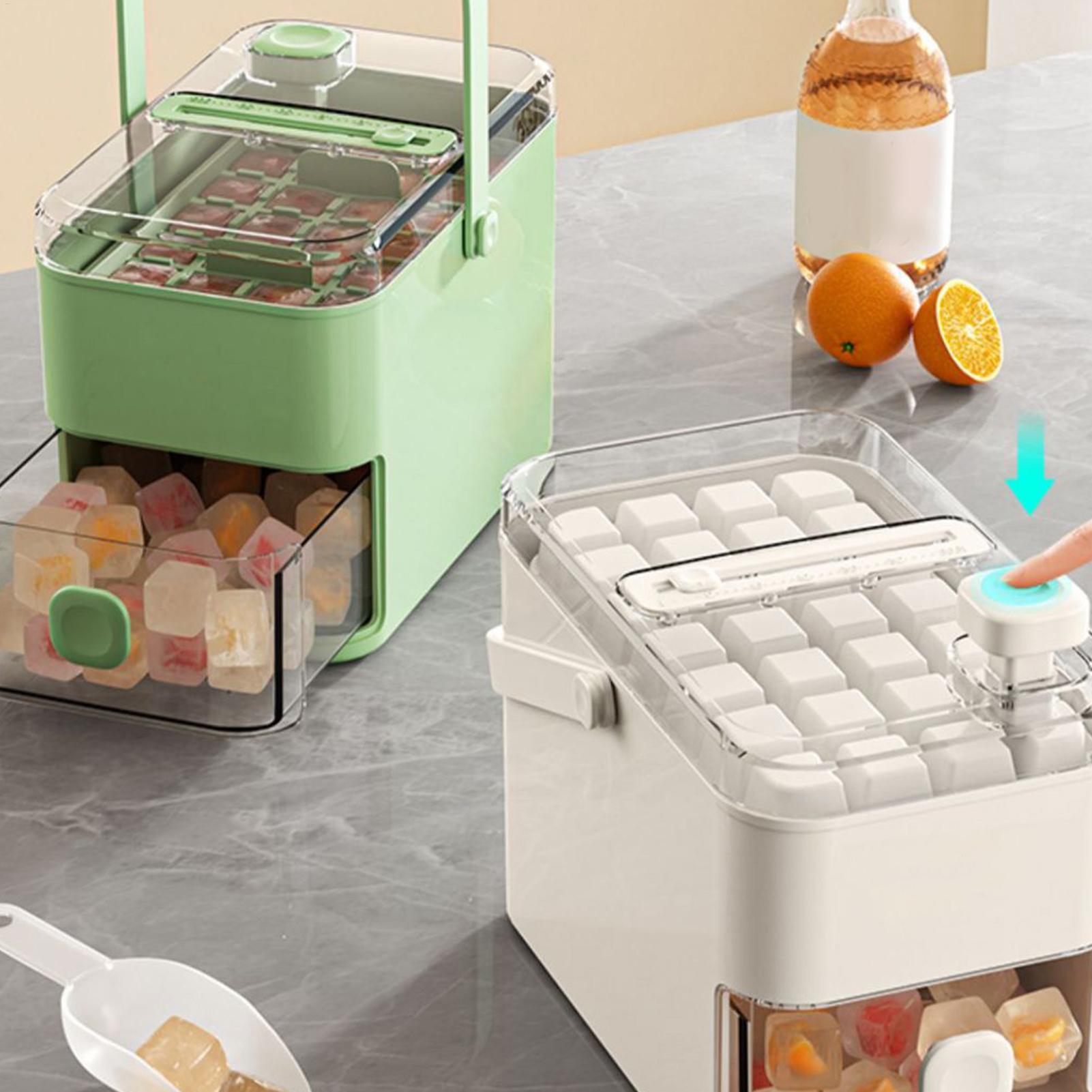 Coffee Equipment Tray - Ice Tray with Box 56-Cavity Reusable