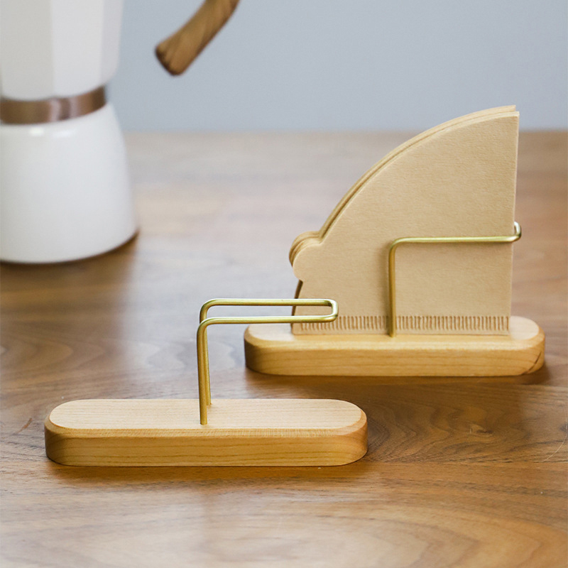 Coffee Equipment V60 - Wooden Coffee Filter Holder Stand For
