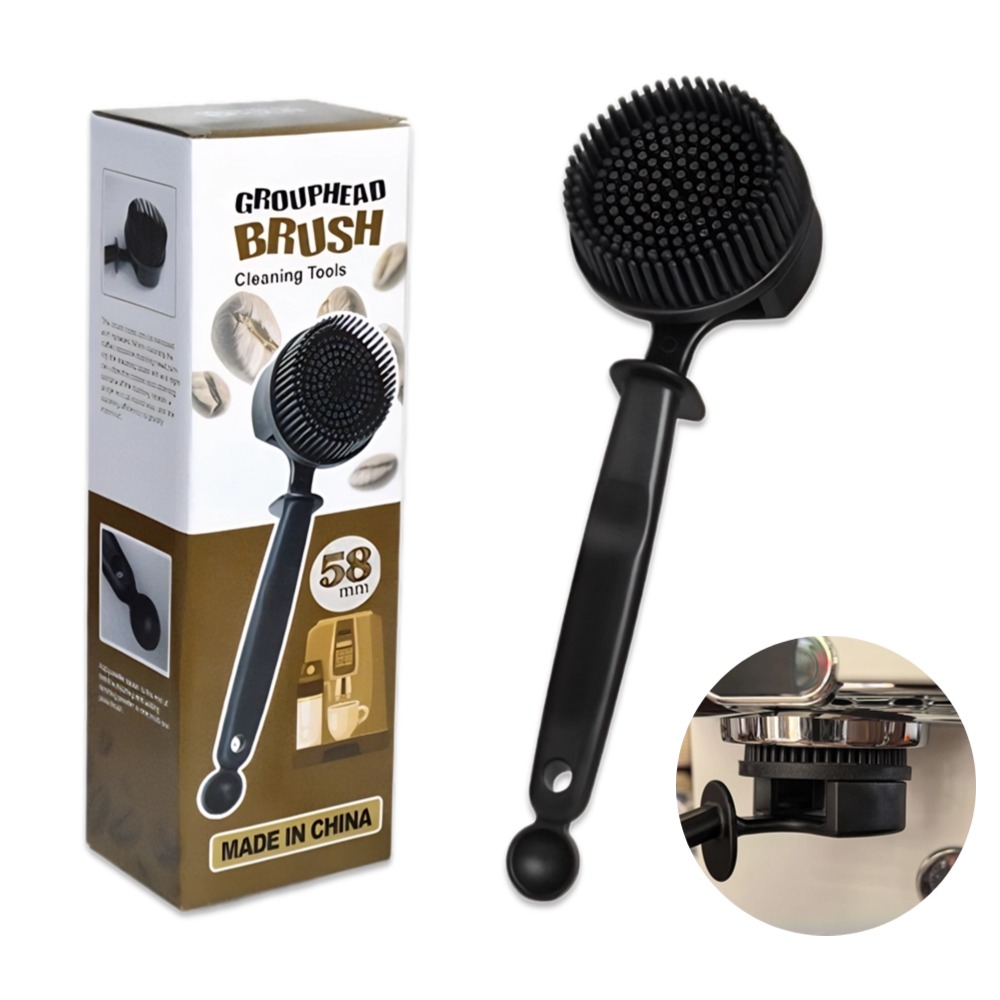Group Head Brush - Essential Silicone Brush for Coffee Enthusiasts