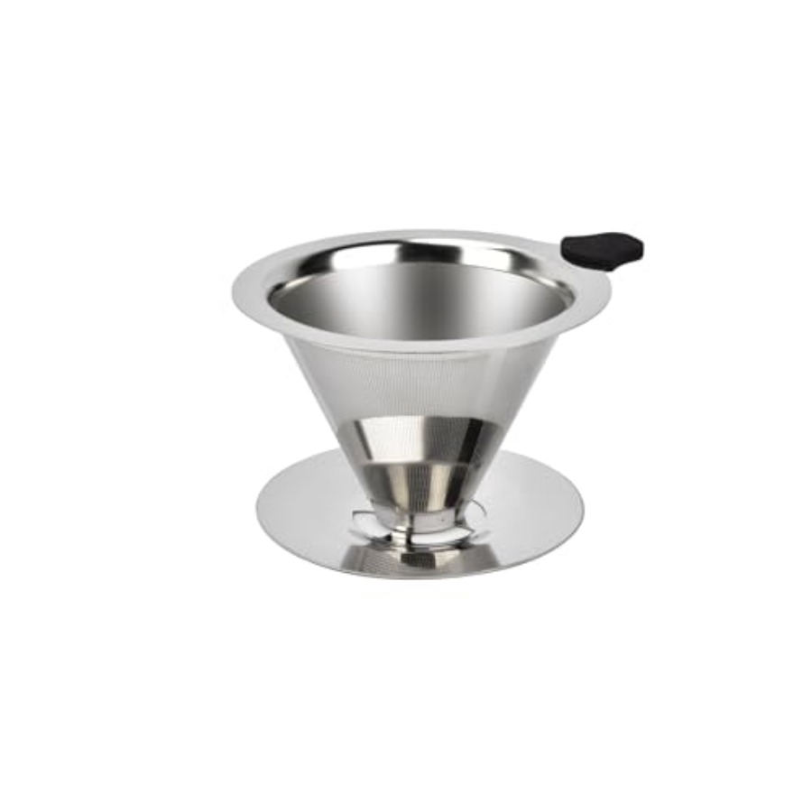 Coffee Equipment For Camping - Stainless Steel Pour Over Coffee Dripper,