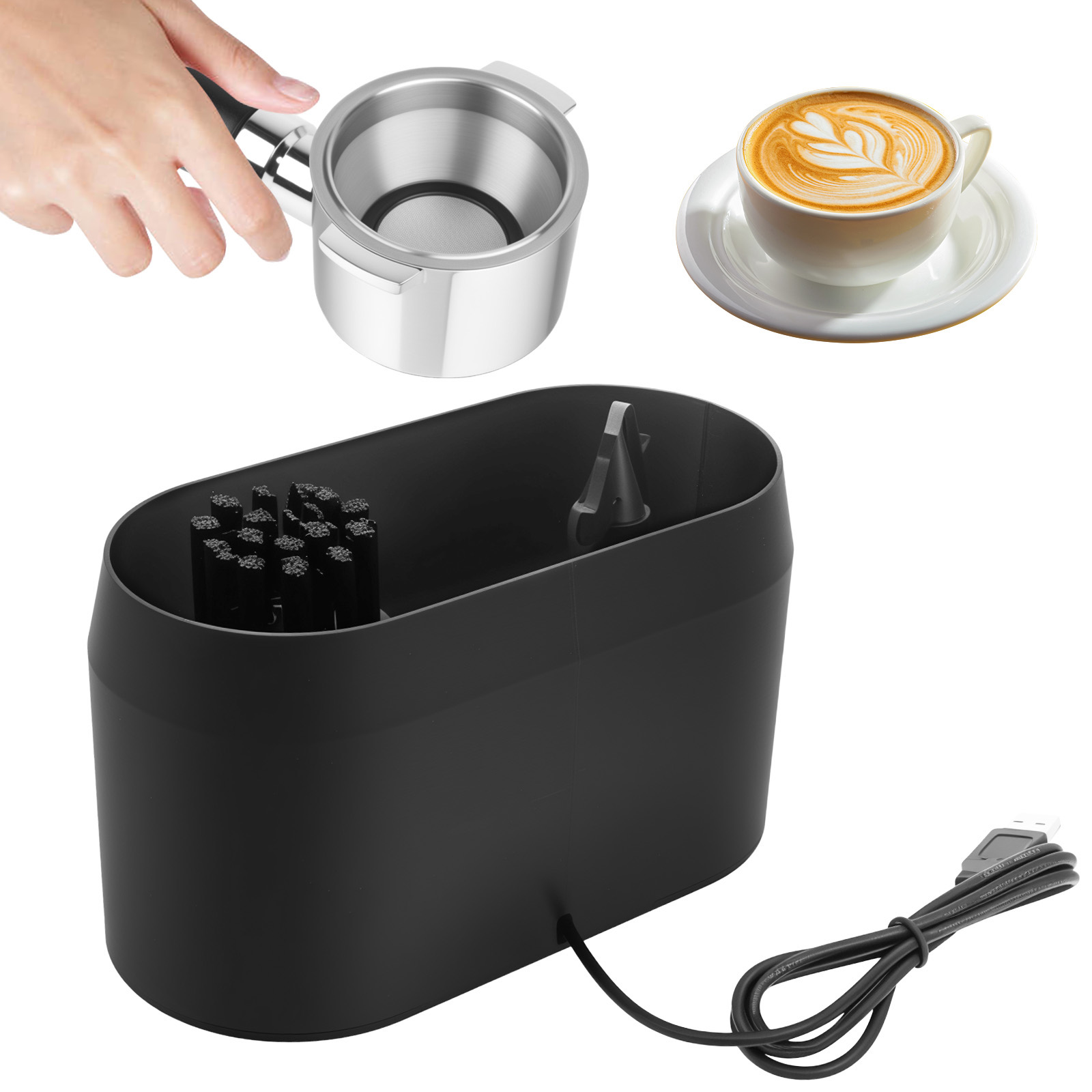Group Head Brush - Automatic Knock Box Cleaner Electric Automatic