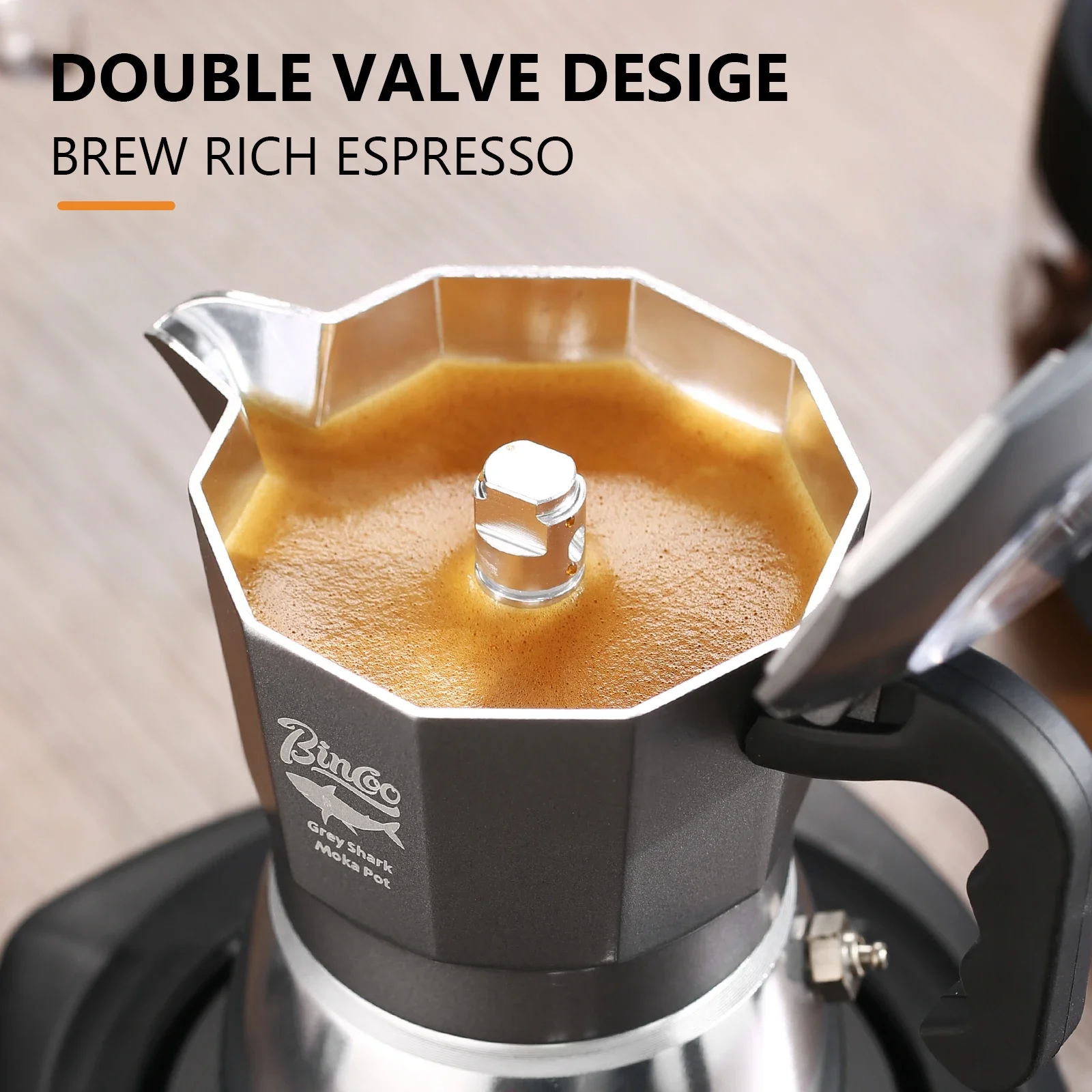 Bincoo 2 Cups Double Valve Mok - Coffee Equipment For Camping recension och pris