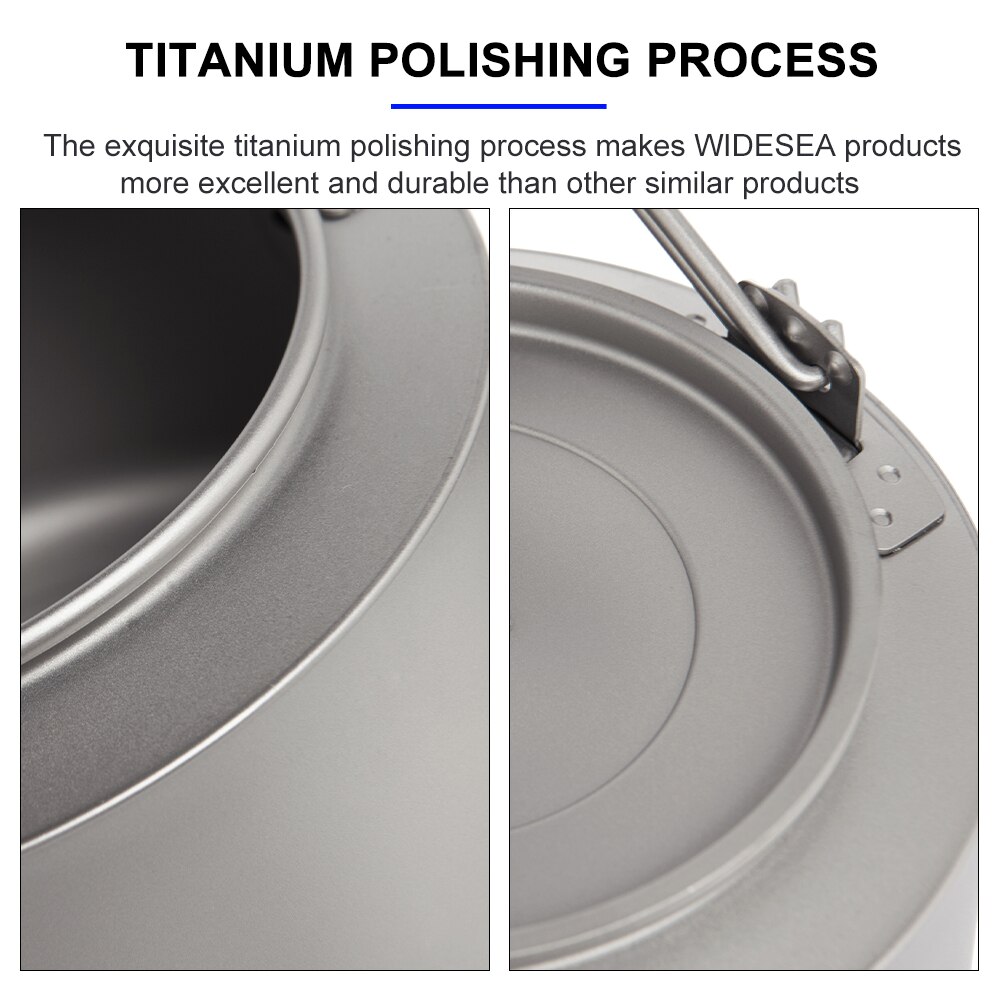 Widesea Camping Titanium Kettl - Coffee Equipment And Supplies recension och pris