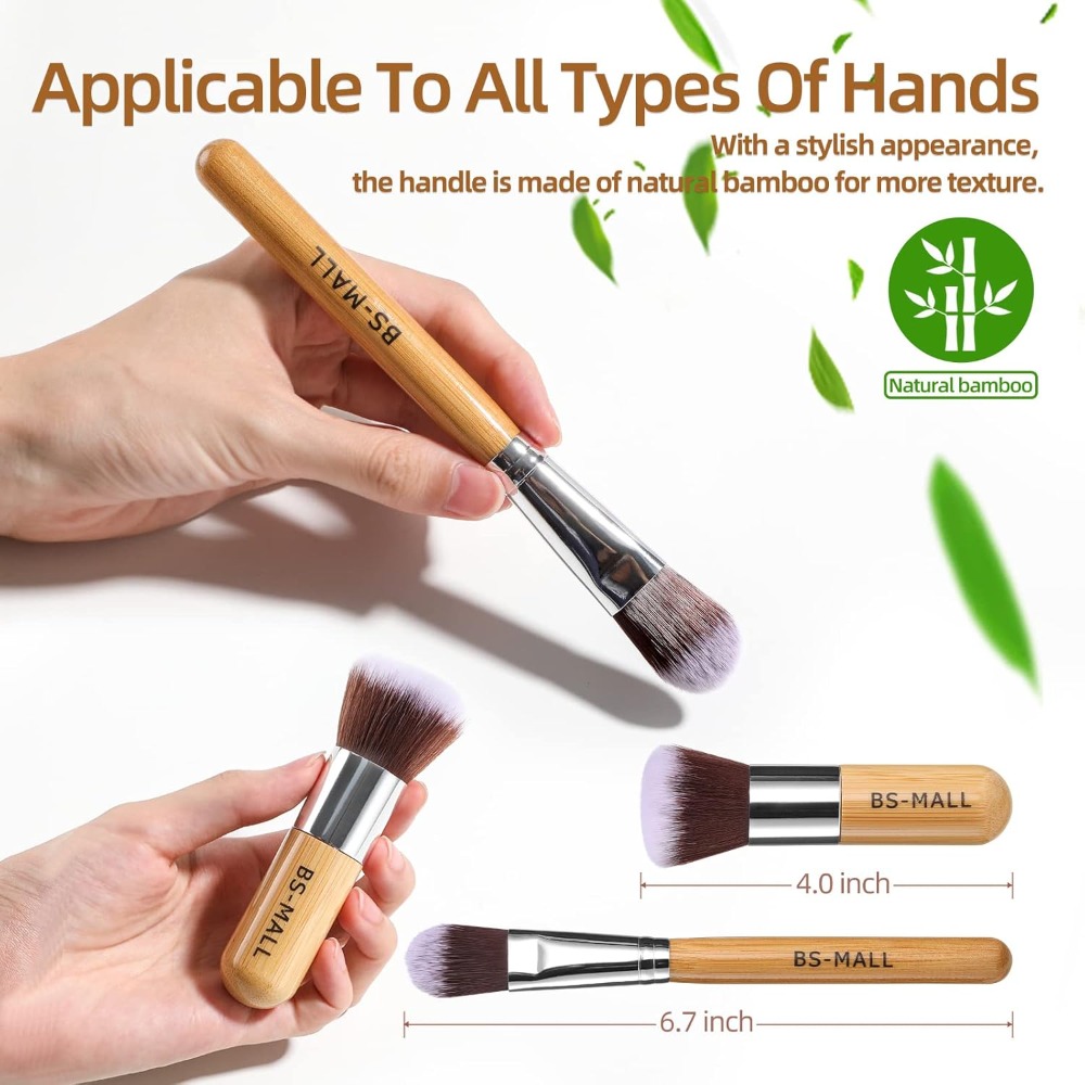 BS-MALL Makeup Brush Set 11Pcs - Group Head Brush recension och pris