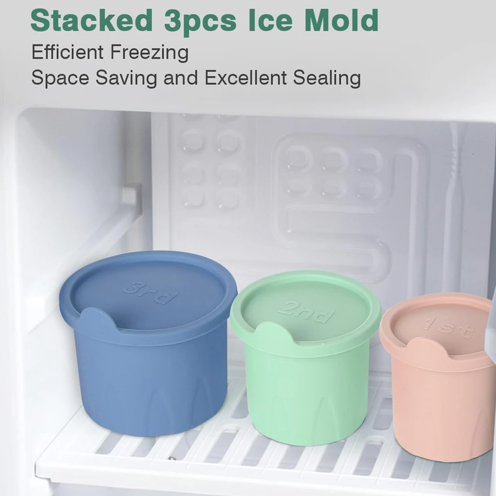 Large Ice Cube Tray Silicone C - Coffee Equipment Tray recension och pris