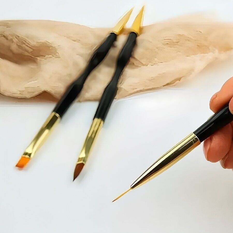 3 pieces of double headed nail - Group Head Brush recension och pris