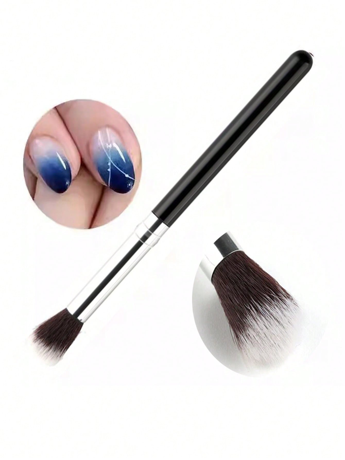 2Pcs Ombre Nail Art Brush Set  - Group Head Brush recension och pris