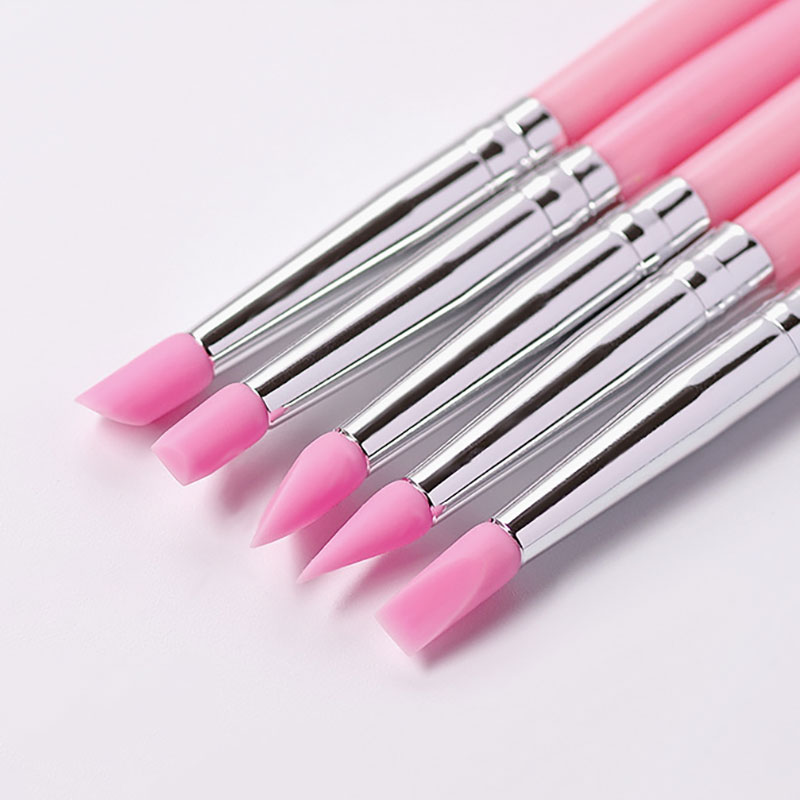 5Pcs/set Silicone Carving Flow - Group Head Brush recension och pris