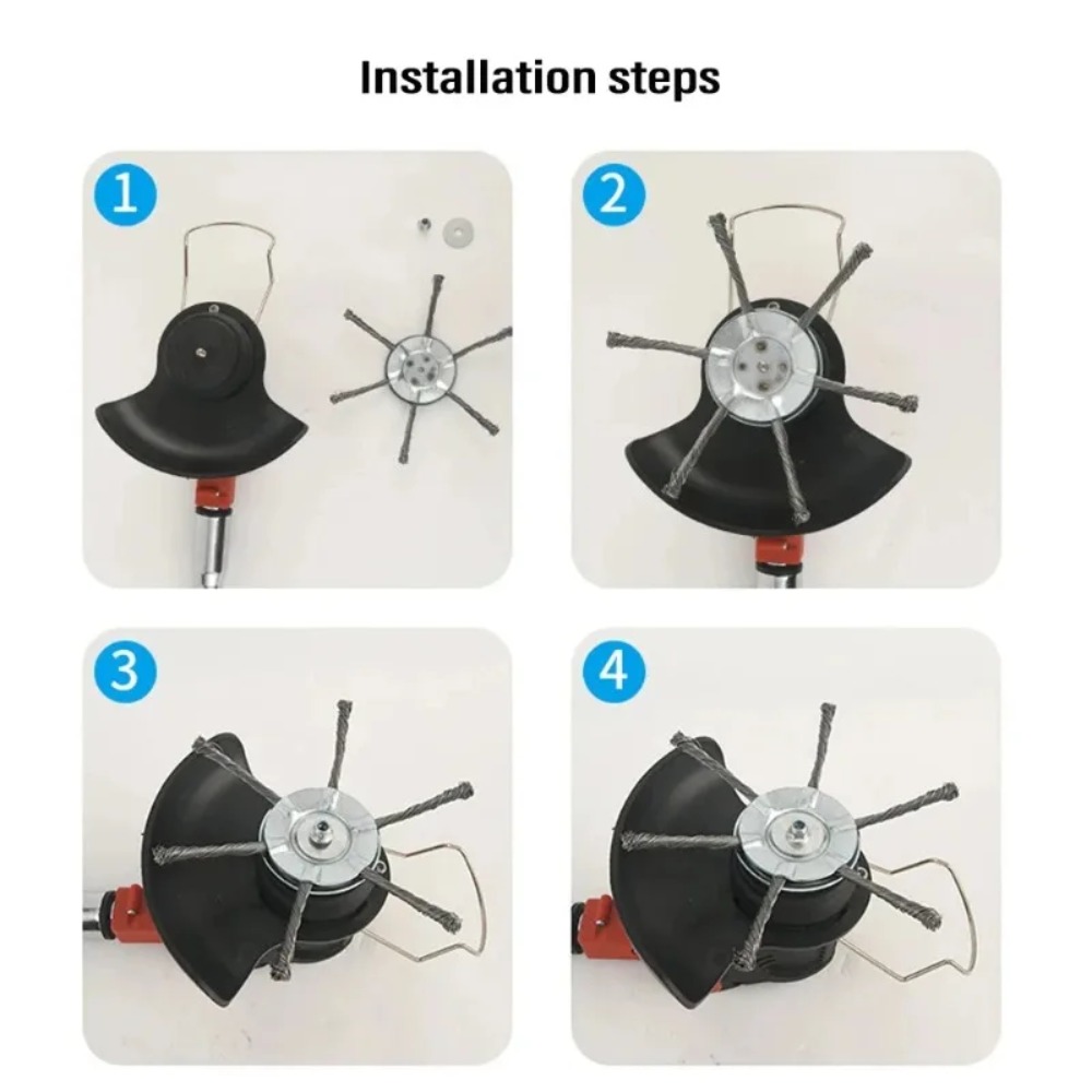 Steel Wire Weed Brush Disc Gra - Group Head Brush recension och pris