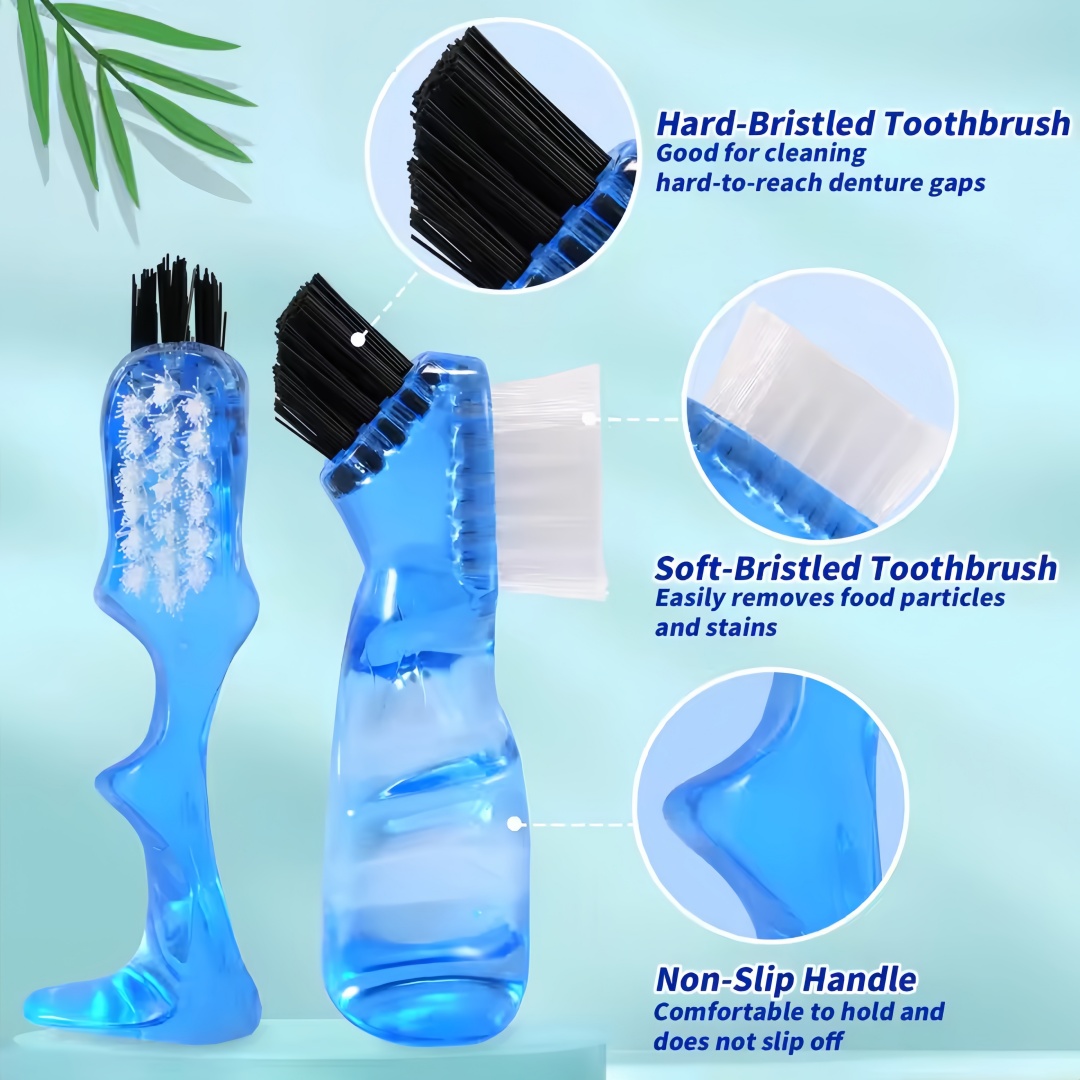 4PCS Denture Cleaning Brush Po - Group Head Brush recension och pris