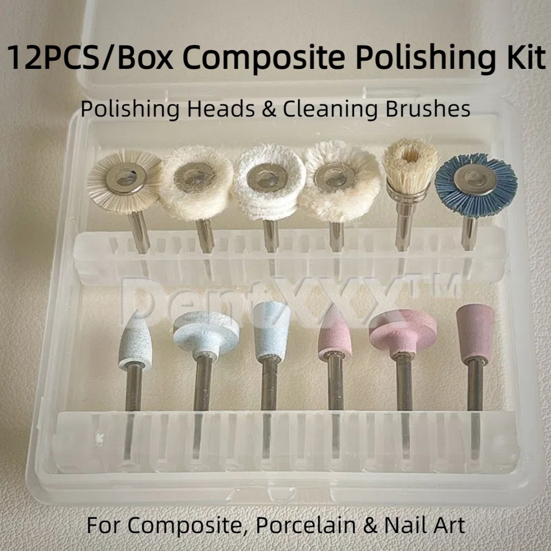 12Pcs Composite Polishing Kit, - Group Head Brush recension och pris