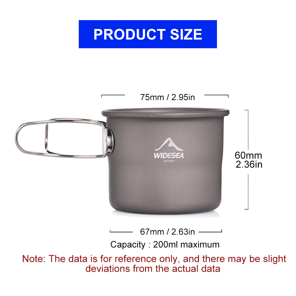 Widesea Camping Mug Outdoor Co - Coffee Equipment And Supplies recension och pris
