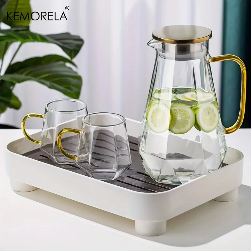 1PCS Diamond Texture Glass Tea - Coffee Equipment For Camping recension och pris