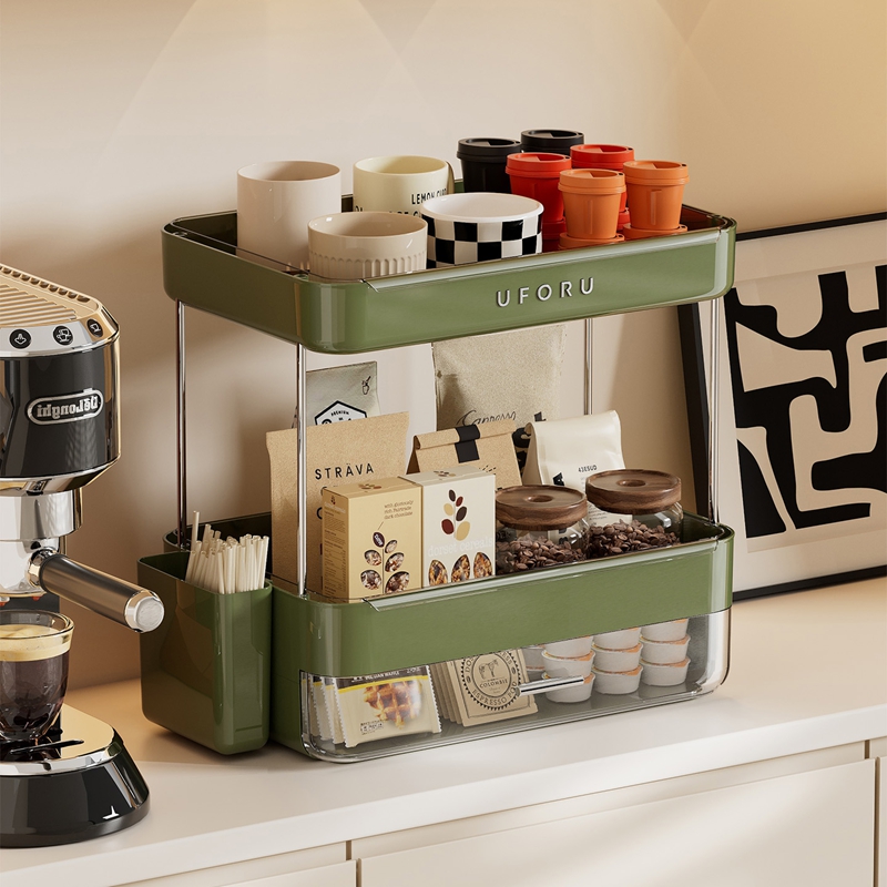 UFORU double-layer coffee stor - Coffee Equipment Tray recension och pris