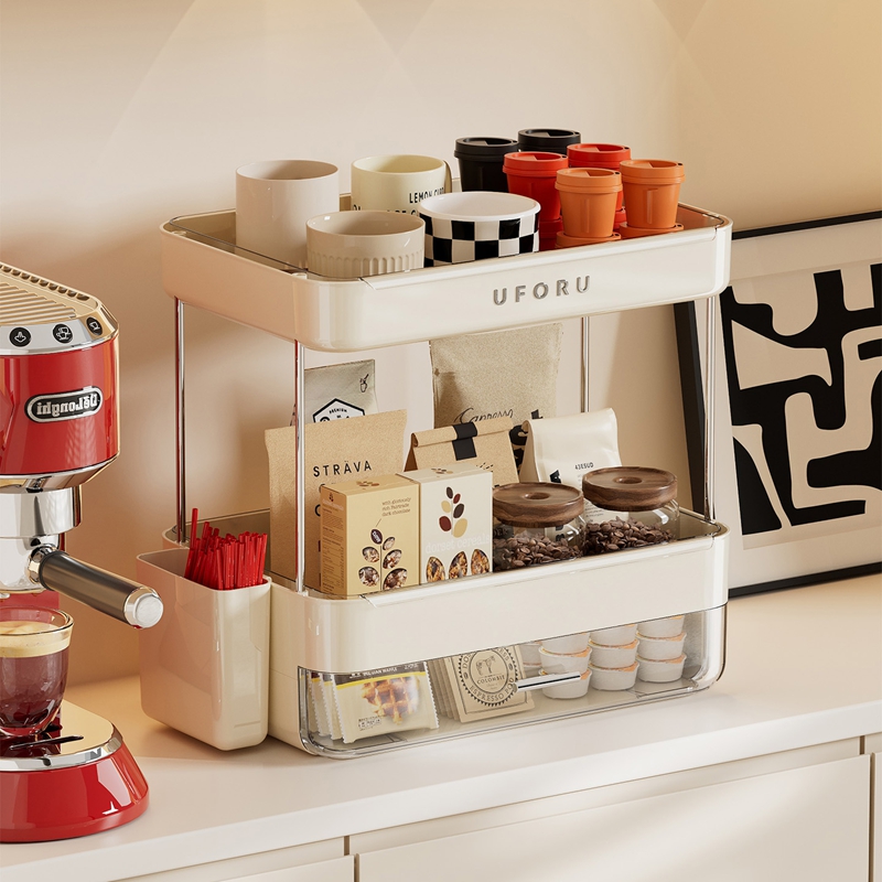 UFORU double-layer coffee stor - Coffee Equipment Tray recension och pris