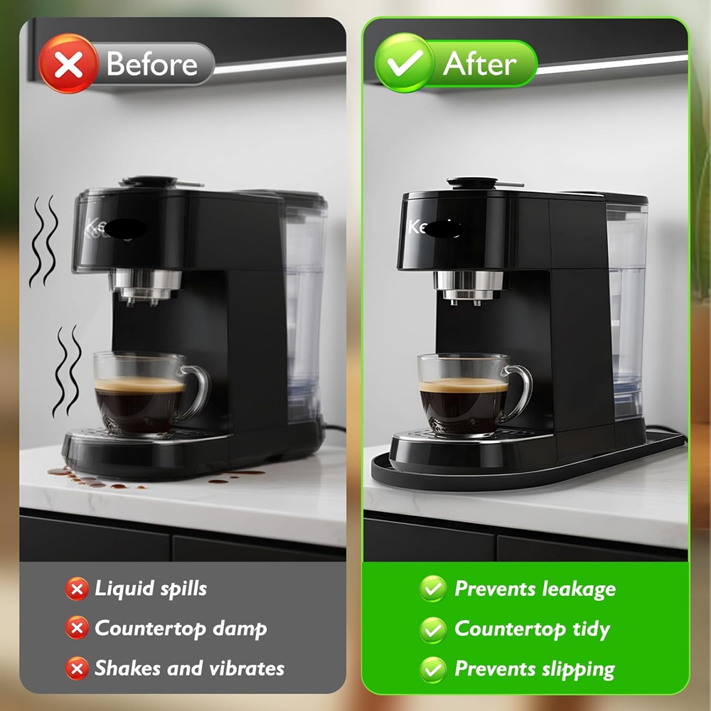 Silicone Coffee Machine Mat 40 - Coffee Equipment Tray recension och pris